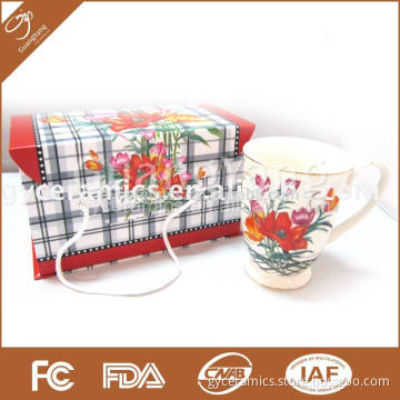 10oz fine bone china mug in portable gift box